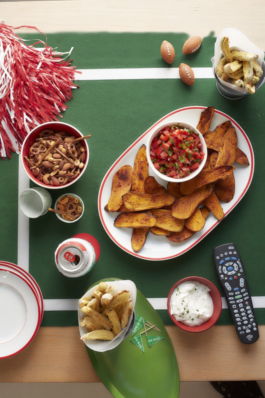 Sweet Potato Skins and Pico de Gallo