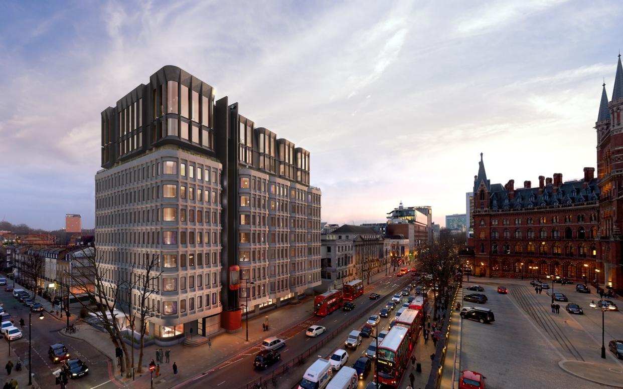 The Standard London is set to open next July in Kings Cross, opposite St Pancras station