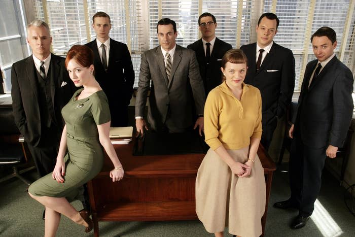 The cast of "Mad Men"