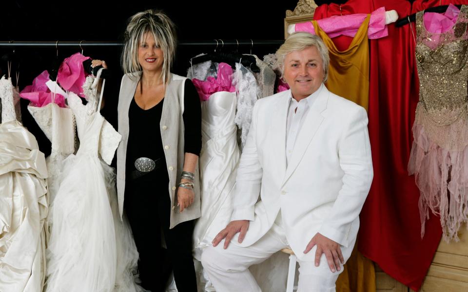 Design duo David and Elizabeth Emanuel