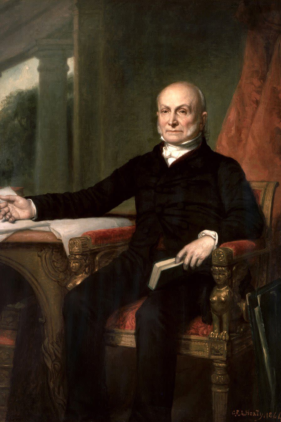 John Quincy Adams had a strange routine.