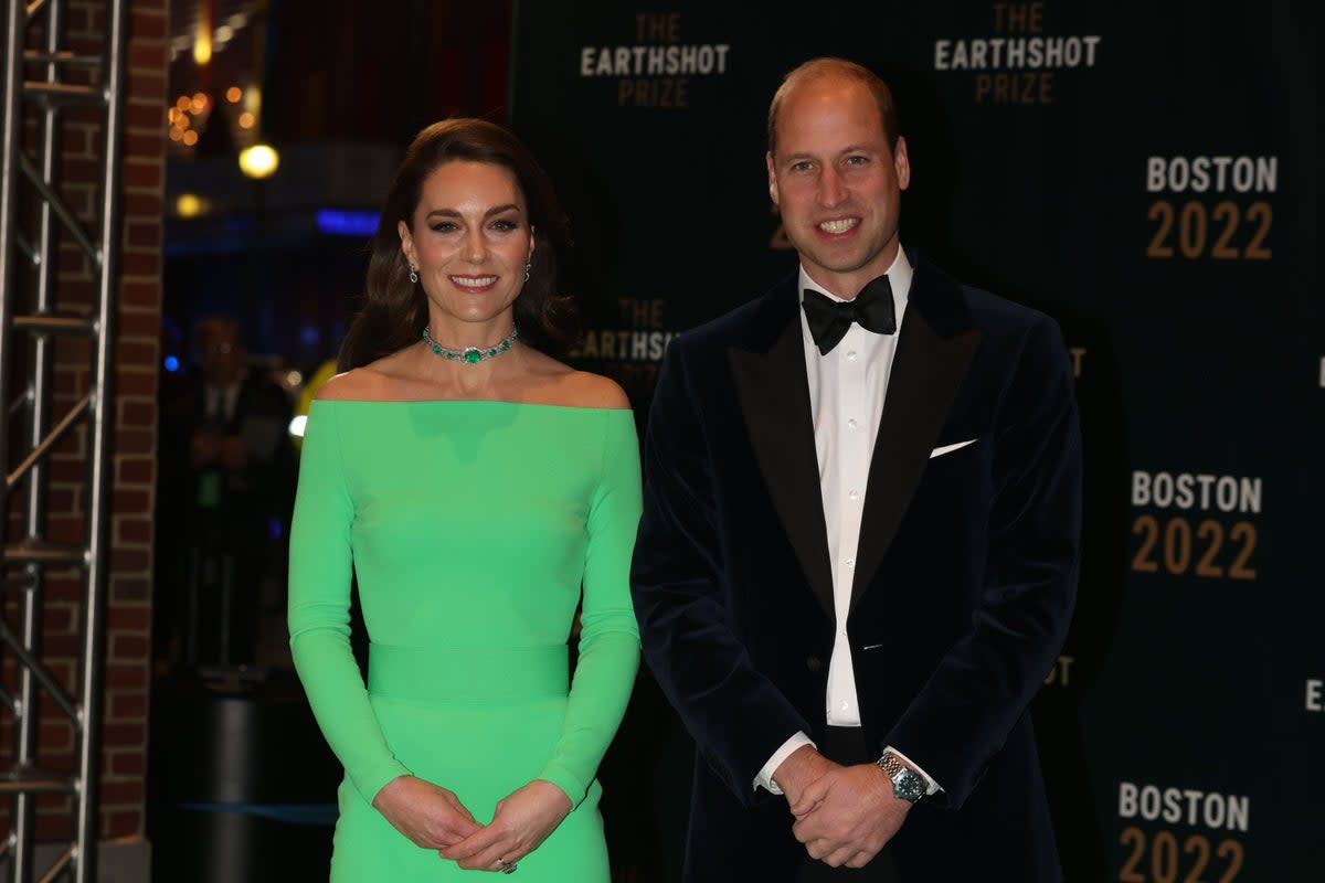 The Prince and Princess of Wales attend the second annual Earthshot Prize awards ceremony (Ian Vogler /Daily Mirror/PA) (PA Wire)