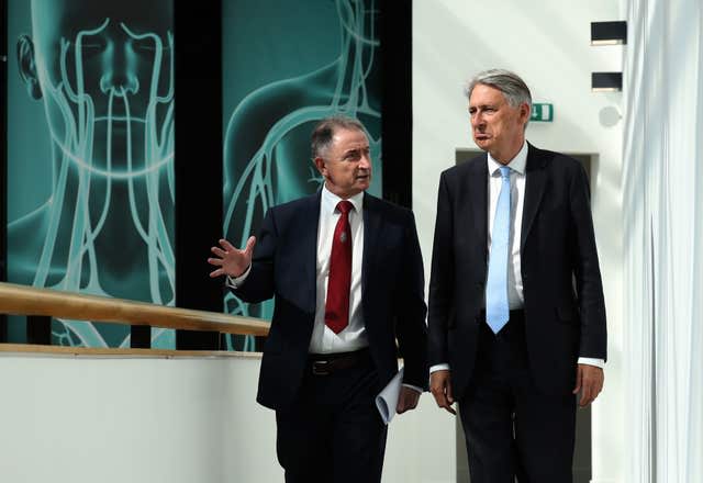 Chancellor Philip Hammond visits Strathclyde