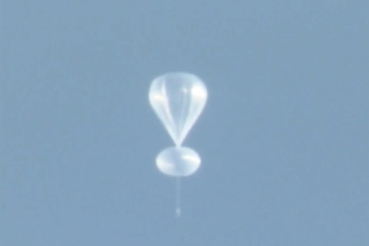 Space balloon in denver skies