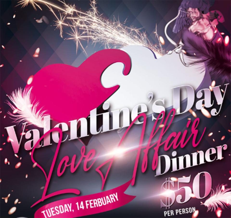 TKJ & Companies is hosting a Valentine’s Day Love Affair Dinner.