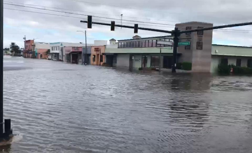 Tropical Storm Nicole swamped Daytona's Beach Street when the storm hit last week.