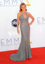 Connie Britton arrives at the 64th Primetime Emmy Awards at the Nokia Theatre in Los Angeles on September 23, 2012.