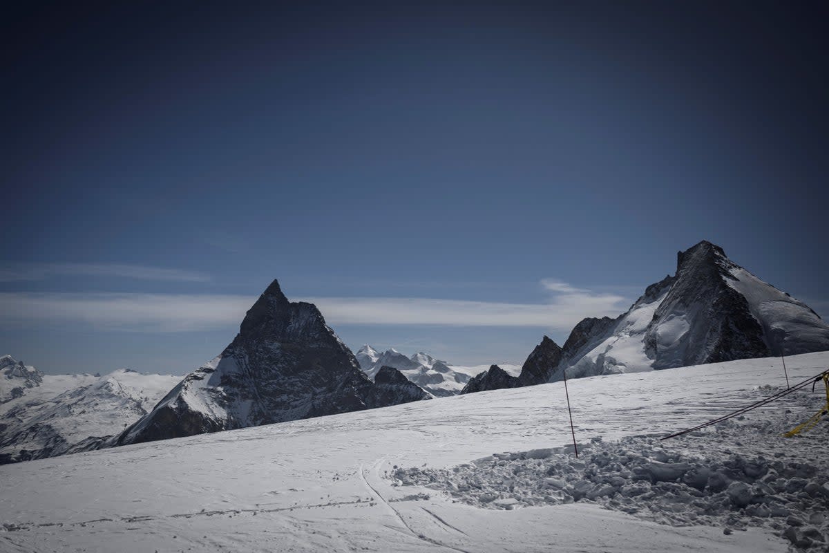 The group left Zermatt and had been missing in the Tete Blanche area (AFP via Getty Images)
