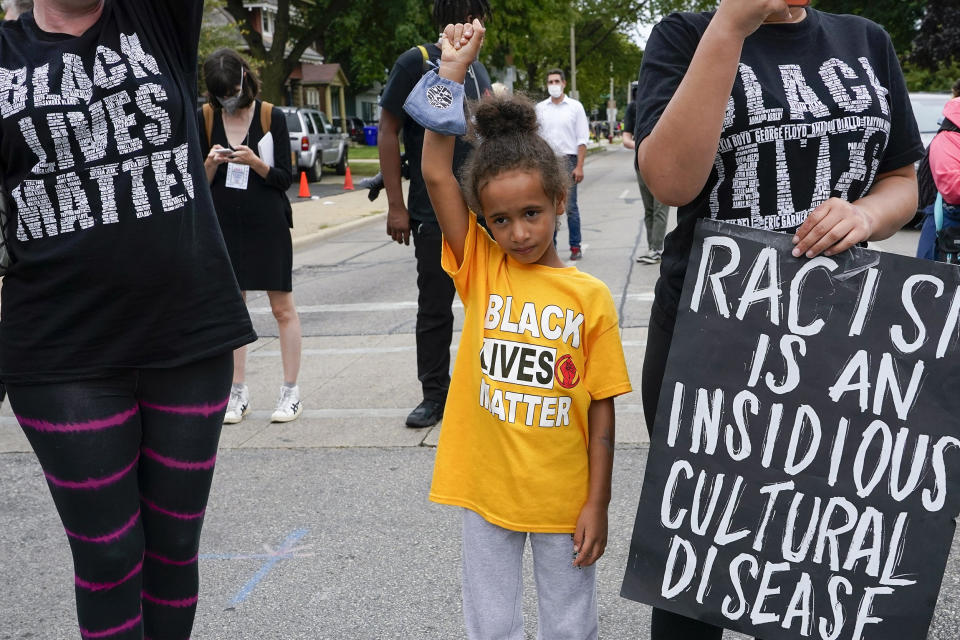 Image: BLM protest (Morry Gash / AP)