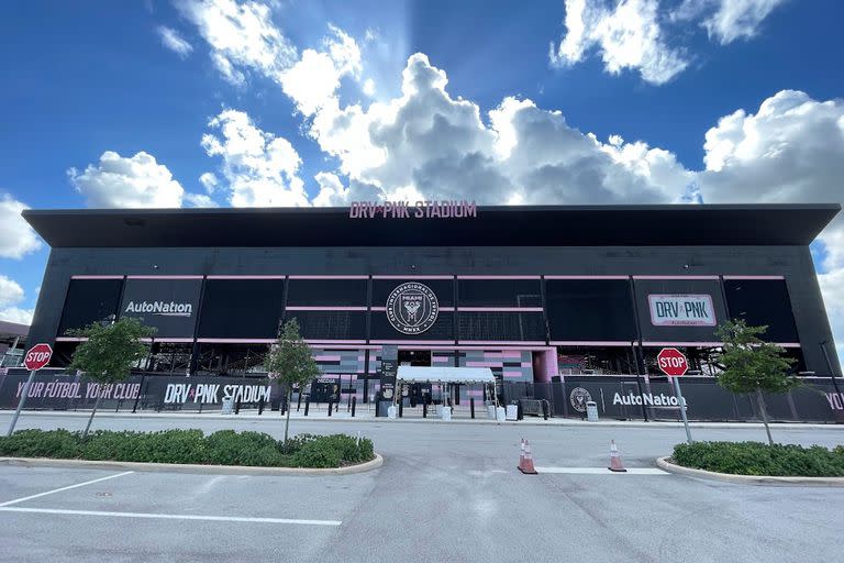 Otro de los sectores exteriores al estadio de Inter Miami