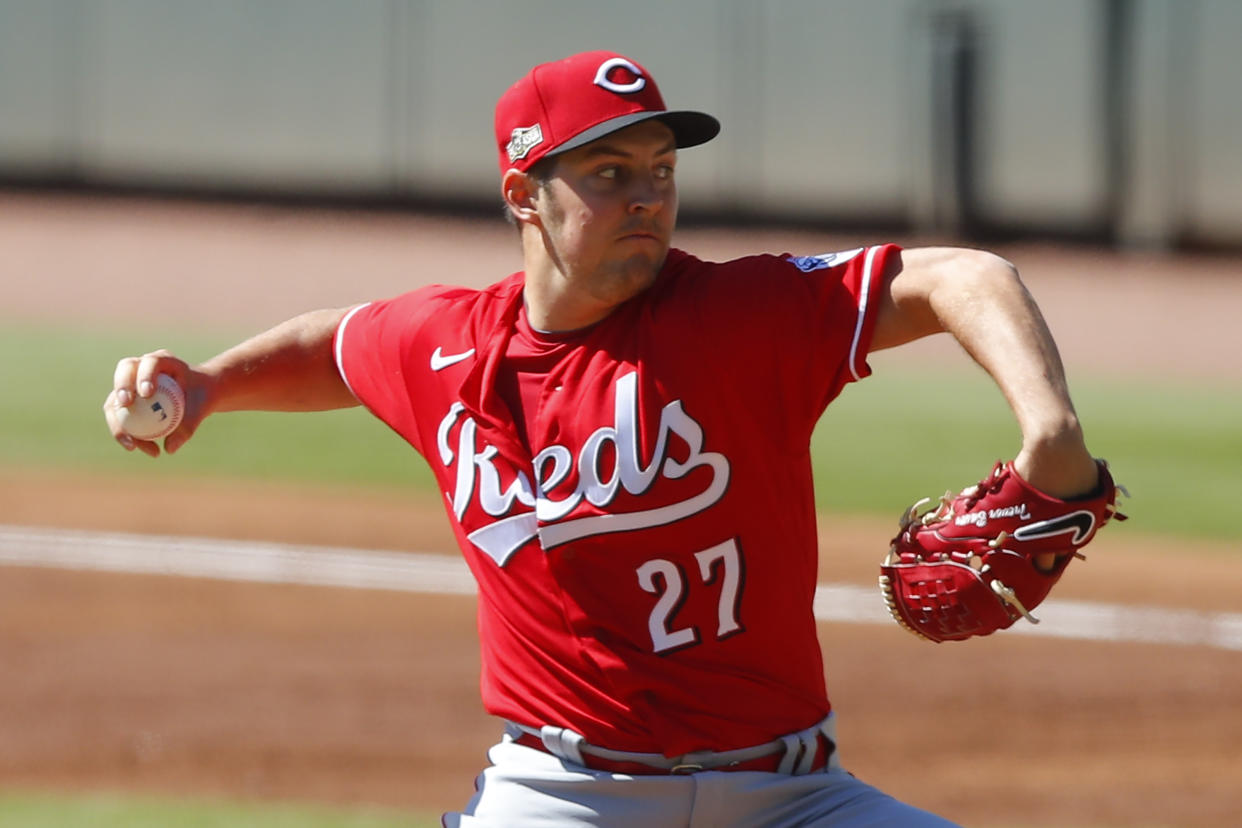 Trevor Bauer wins NL Cy Young Award after dominant season with the Cincinnati Reds. (Photo by Todd Kirkland/Getty Images)