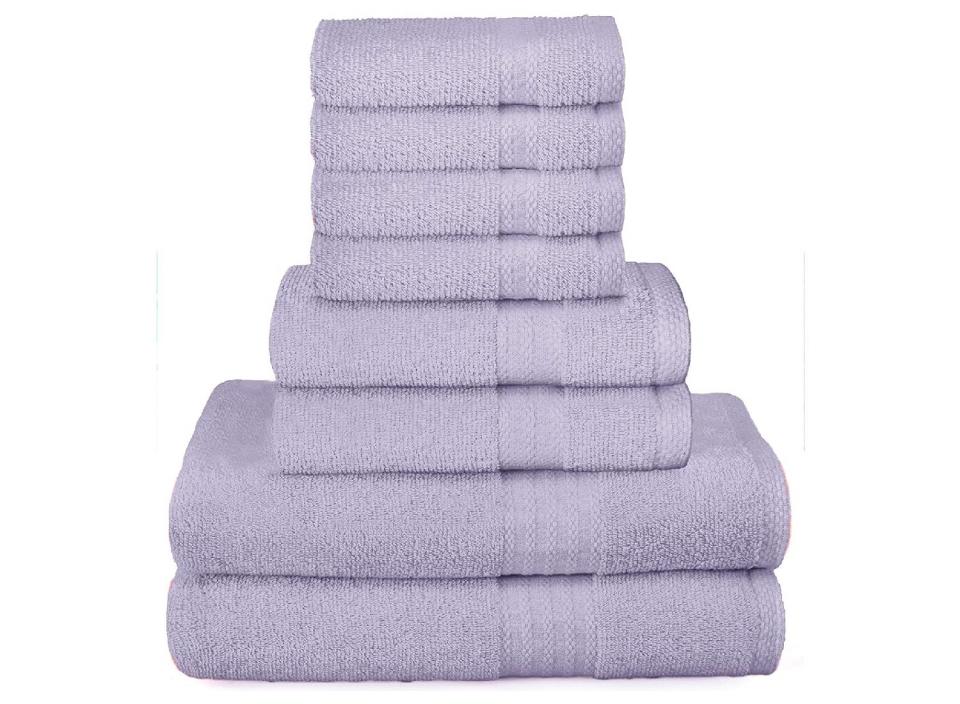 These luxurious towels will keep you dry and cozy after your soothing bath or shower. (Source: Amazon)