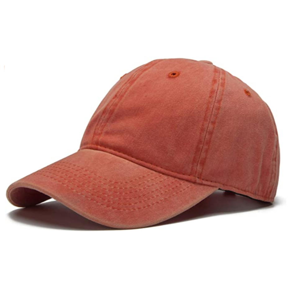 18) Washed Cotton Baseball Cap