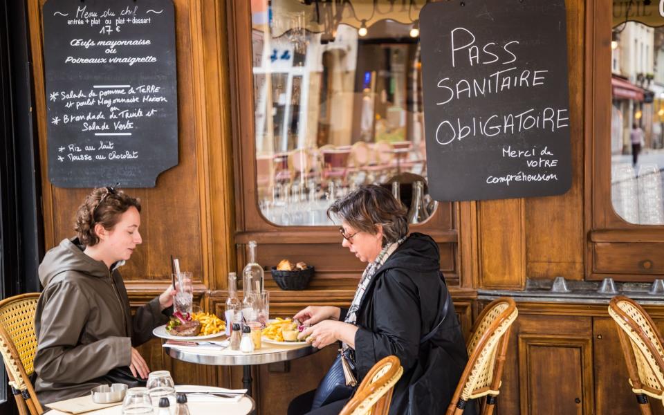 First day of the compulsory Health Pass in Paris, France - 09 Aug 2021  - CHRISTOPHE PETIT TESSON/EPA-EFE/Shutterstock 