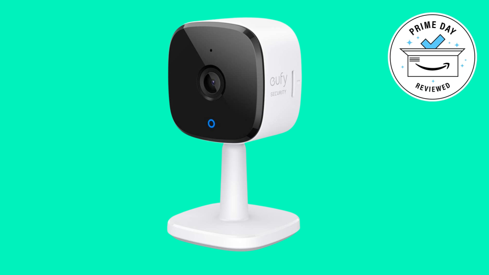 This Eufy indoor security camera can fit in any spot in your home and is on sale for Prime Day.