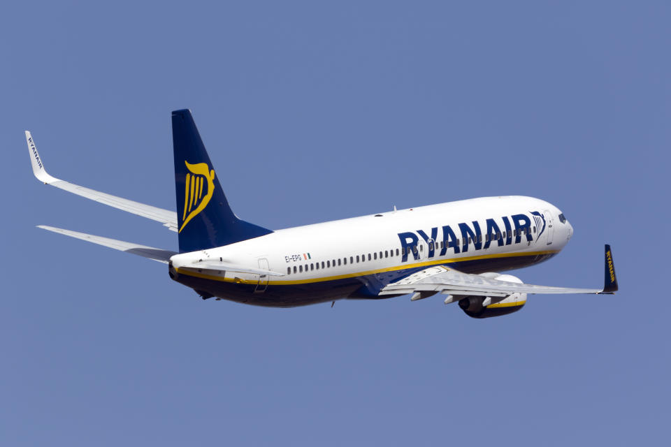 Luqa, Malta - May 6, 2017: Ryanair Boeing 737-8AS 