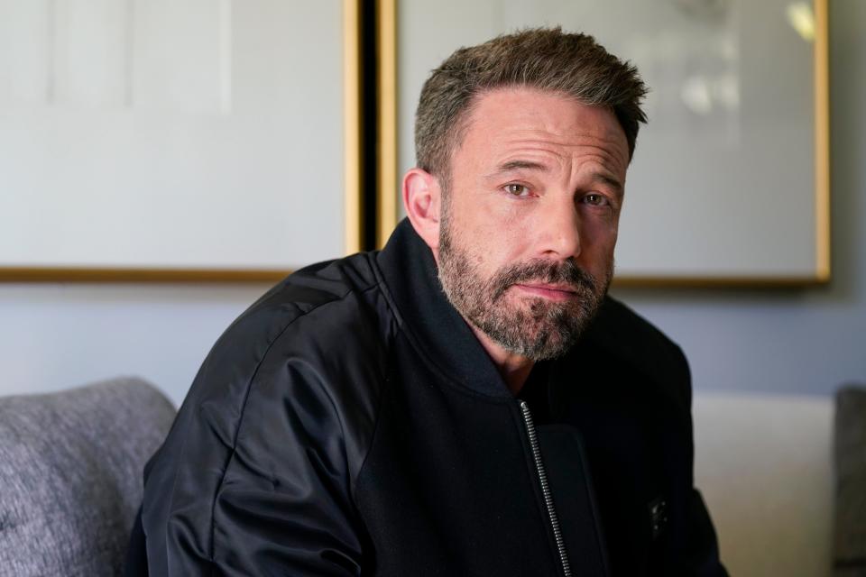 Ben Affleck poses for a portrait to promote the film "Air" on Monday, March 27, 2023, at the Four Seasons Hotel in Los Angeles. (AP Photo/Ashley Landis) ORG XMIT: CAAL107