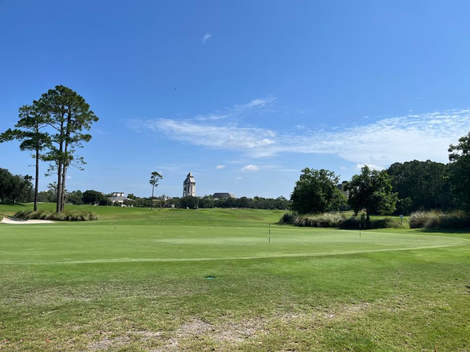 view of a golf course in jacksonville florida