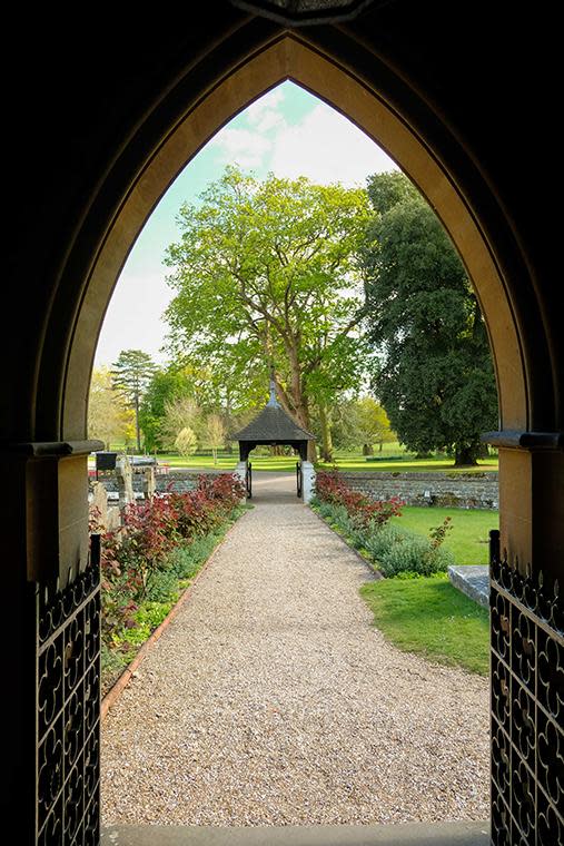 Pippa will be hoping to keep her nuptials private as guests gather in the grounds.