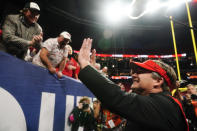 in the second half of the Southeastern Conference championship NCAA college football game, Saturday, Dec. 3, 2022, in Atlanta. (AP Photo/Brynn Anderson)