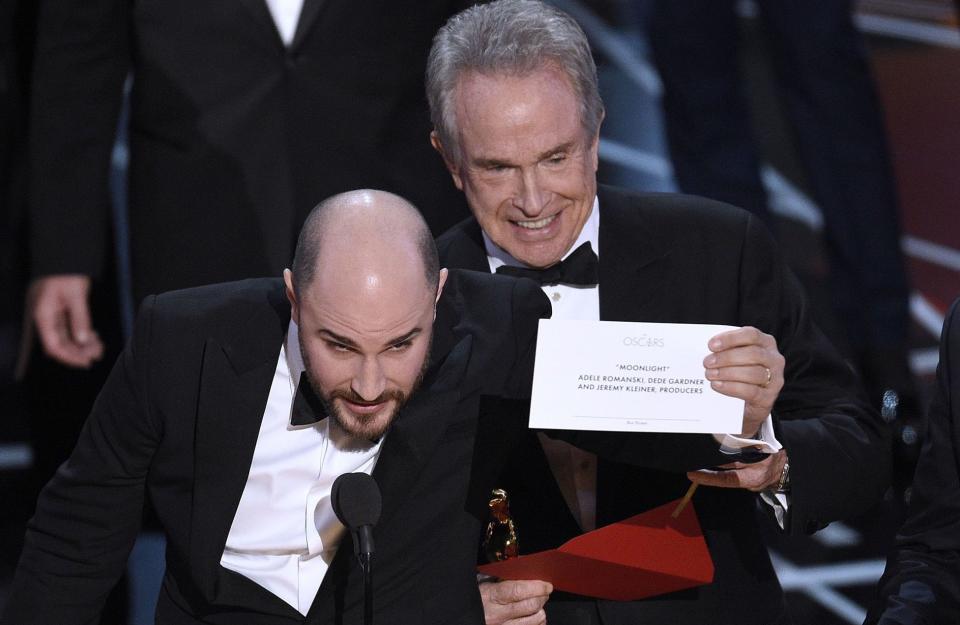 Oscars awards mix-up