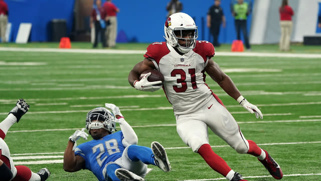 The Cardinals aren’t the only team lamenting the loss of RB David Johnson.<br>(AP)