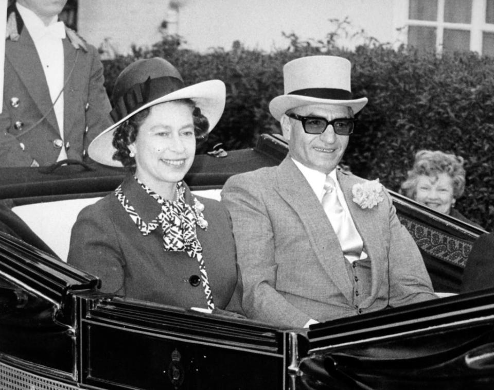 The Queen with the then Shah of Iran (Archive/PA) (PA Archive)