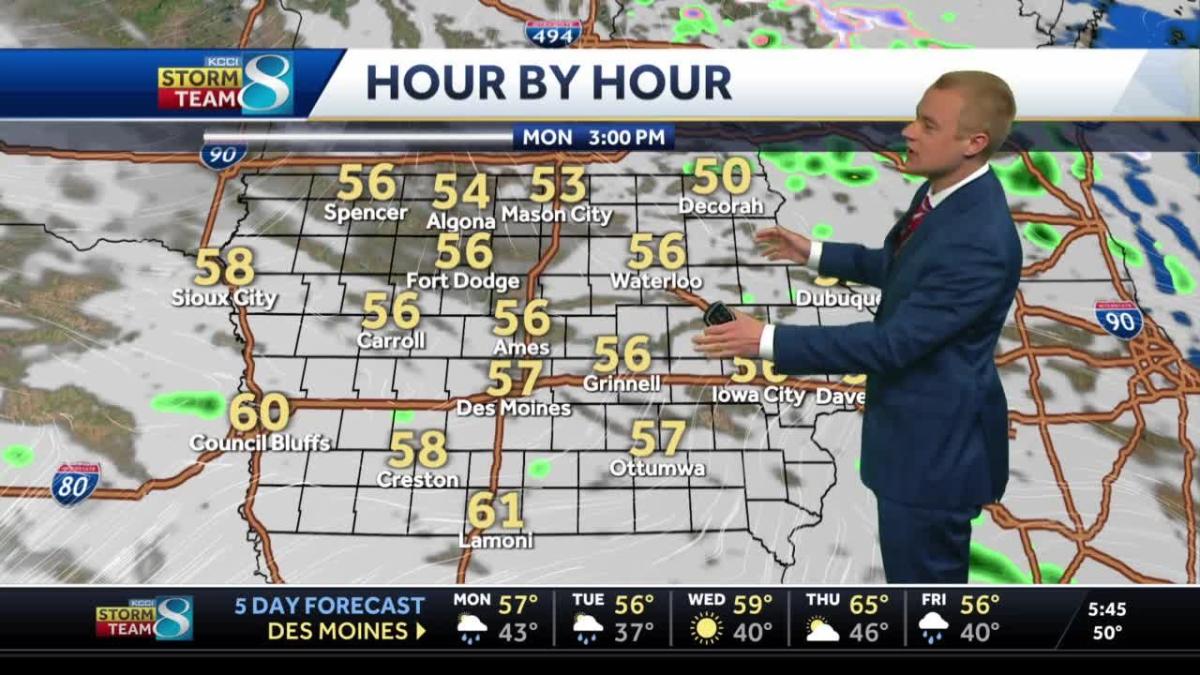 Another Freeze Warning, then rain chances in the new week