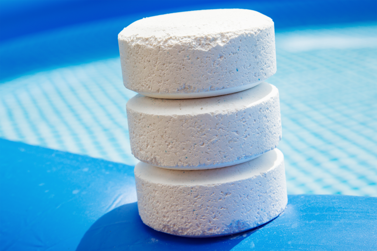 pool chlorine tablets