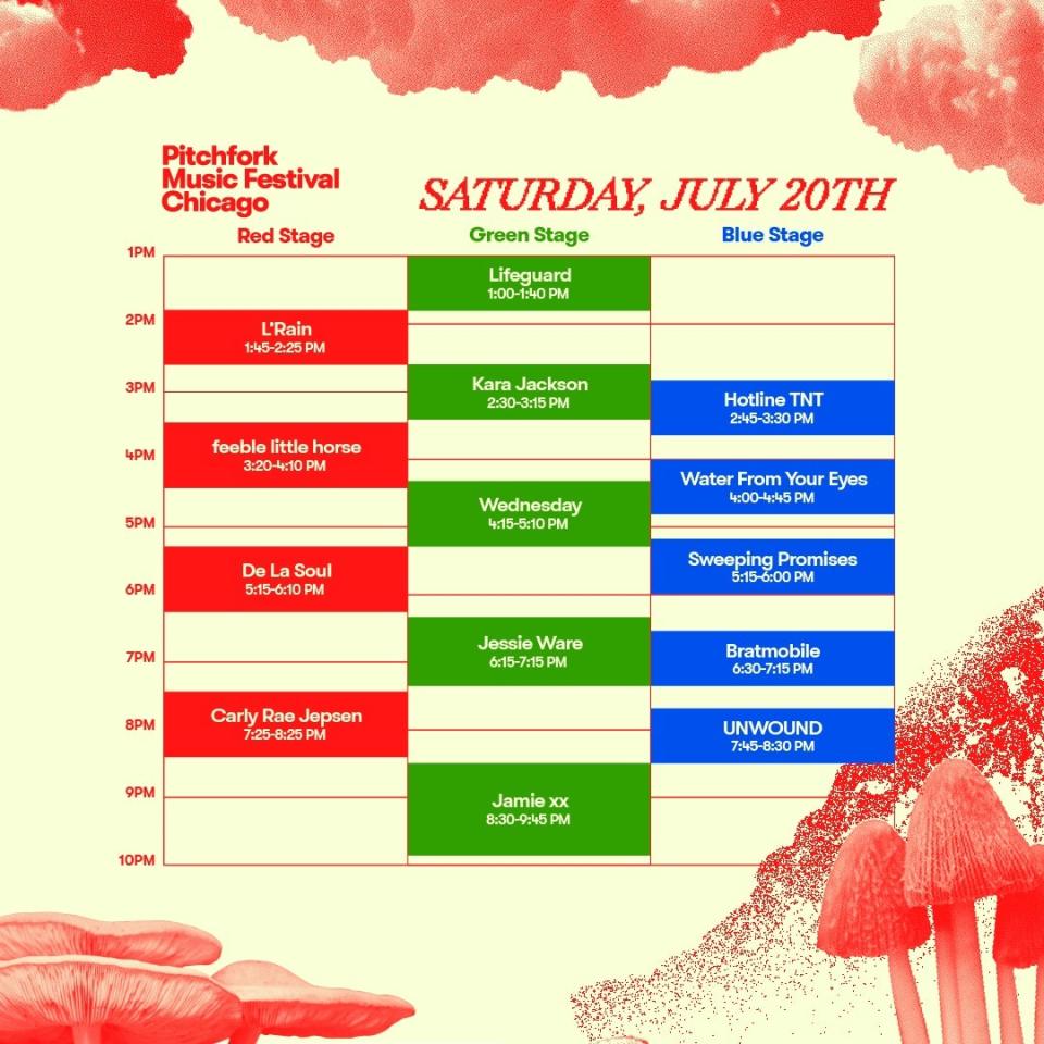 <h1 class="title">Pitchfork Music Festival 2024: Saturday, July 20</h1>