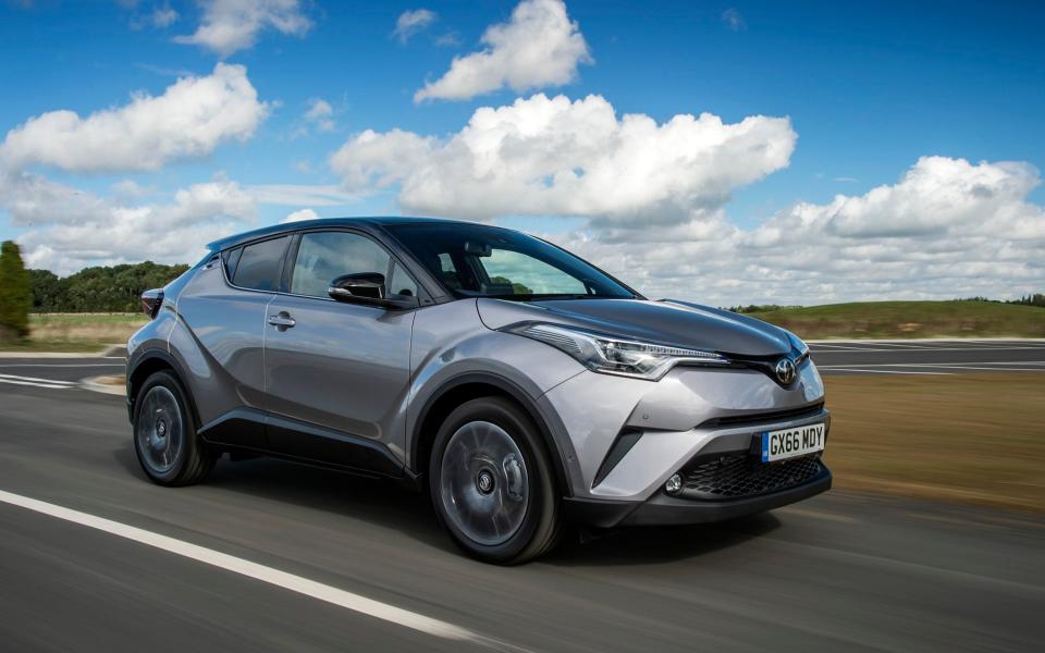 Gray Toyota C-HR 2016