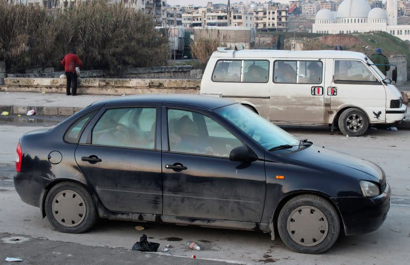 Aftermath of an earthquake in Aleppo