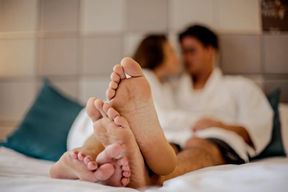 Couples are advised to use condoms during sex and minimise foreplay activities that involves kidding or oral sex. — Picture from Pexels.com