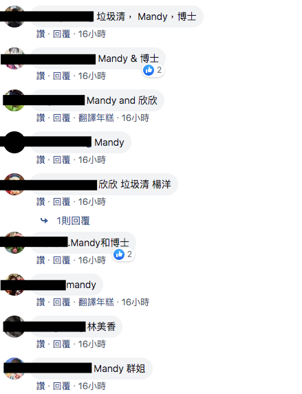 大量網民投票俾林美香Mandy。