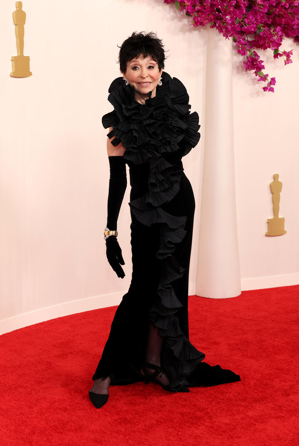 HOLLYWOOD, CALIFORNIA - MARCH 10: Rita Moreno attends the 96th Annual Academy Awards on March 10, 2024 in Hollywood, California. (Photo by Mike Coppola/Getty Images)