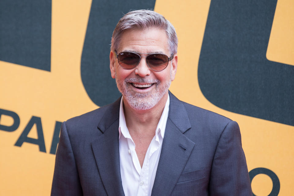 George Clooney during the photocall in Rome for the press presentation of Sky series 'Catch-22'. (Photo by Matteo Nardone/Pacific Press/LightRocket via Getty Images)