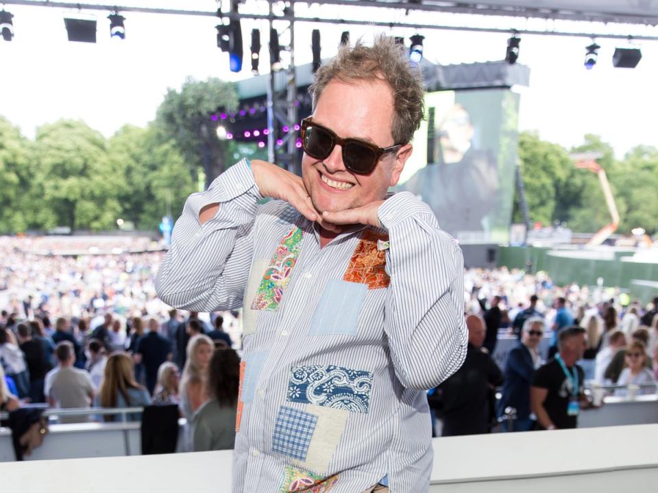 Alan Carr attends as American Express presents BST Hyde Park at Hyde Park on July 02, 2022 (Getty Images for AMEX)