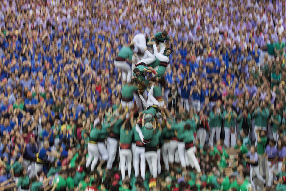 Human Tower Competition in Catalonia