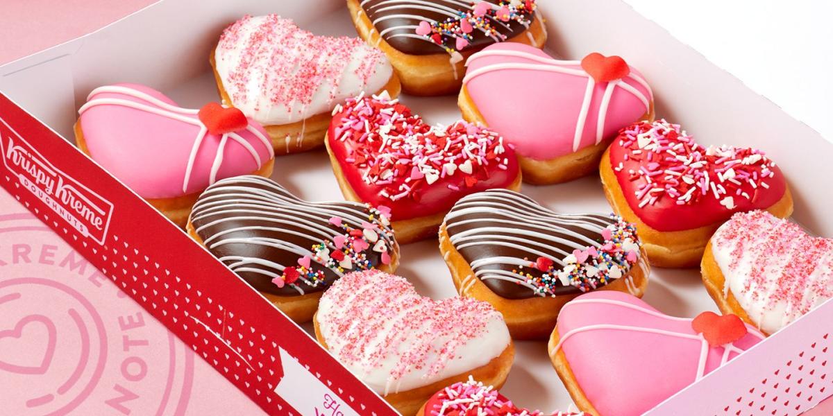 Krispy Kreme’s New HeartShaped Donuts Have Four Different Fillings for