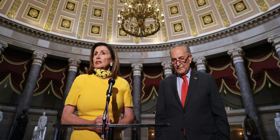 House Speaker Nancy Pelosi and Senate Minority Leader Chuck Schumer