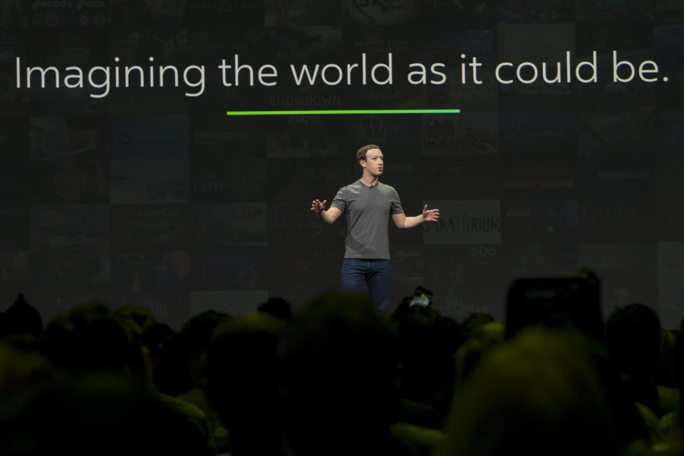 Facebook CEO Mark Zuckerberg may ultimately find himself speaking before a congressional committee rather than a product launch audience. (Photo: David Paul Morris/Bloomberg via Getty Images)