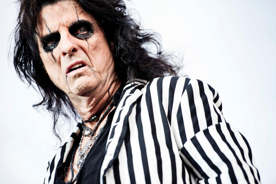 Musician Alice Cooper performs during the Copenhell music festival in Copenhagen, Denmark June 23, 2016. Scanpix Denmark/Mathias Loevgreen Bojesen/via REUTERS?ATTENTION EDITORS - THIS IMAGE WAS PROVIDED BY A THIRD PARTY. FOR EDITORIAL USE ONLY.DENMARK OUT.NO COMMERCIAL OR EDITORIAL SALES IN DENMARK. 