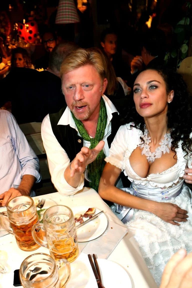 Boris Becker y Lilly, su segunda mujer: estuvieron 13 años juntos