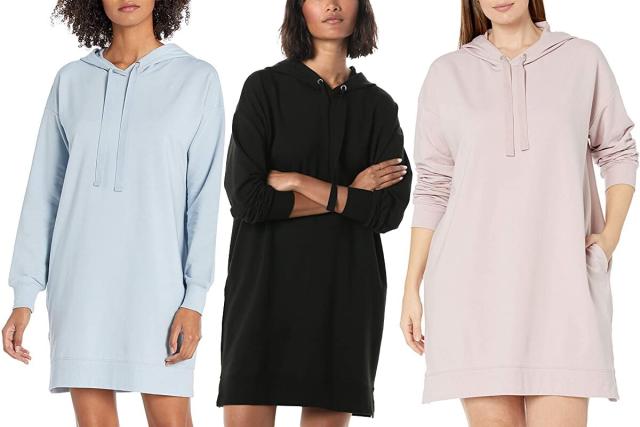  Hoodie Dress for Women with Pockets Pullover