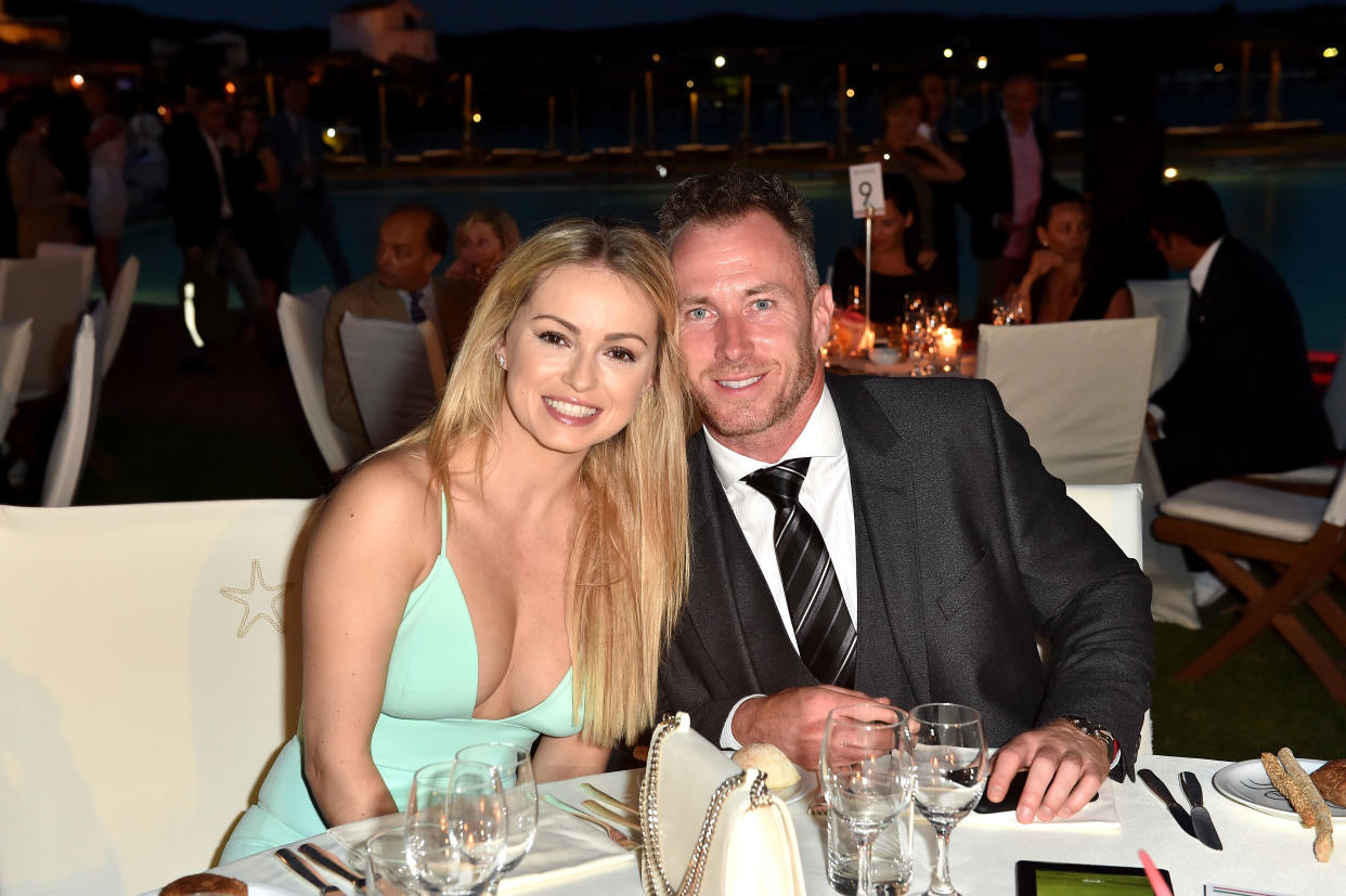 OLBIA, ITALY - JUNE 25:  Ola Jordan and James Jordan attend the Gala Dinner during The Costa Smeralda Invitational golf tournament at Pevero Golf Club - Costa Smeralda on June 25, 2016 in Olbia, Italy.  (Photo by Tullio M. Puglia/Getty Images for Professional Sports Group )