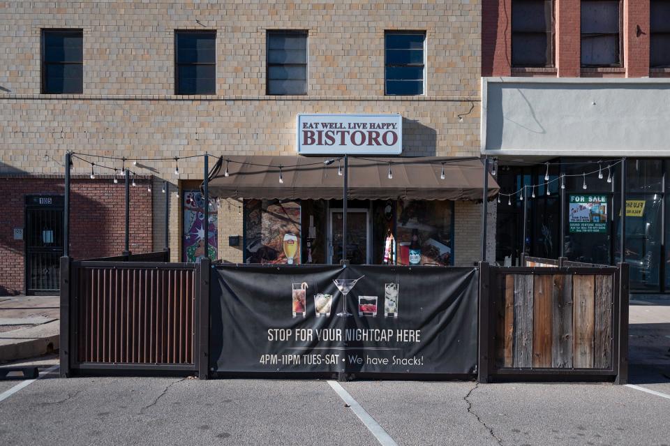 Bistoro is located at 109 Central Plaza.