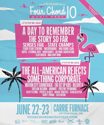 <p>Four Chord Music Festival/Instagram</p> Four Chord Music Fest