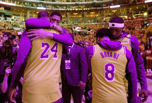 Some fans aren't loving the new purple Lakers jersey