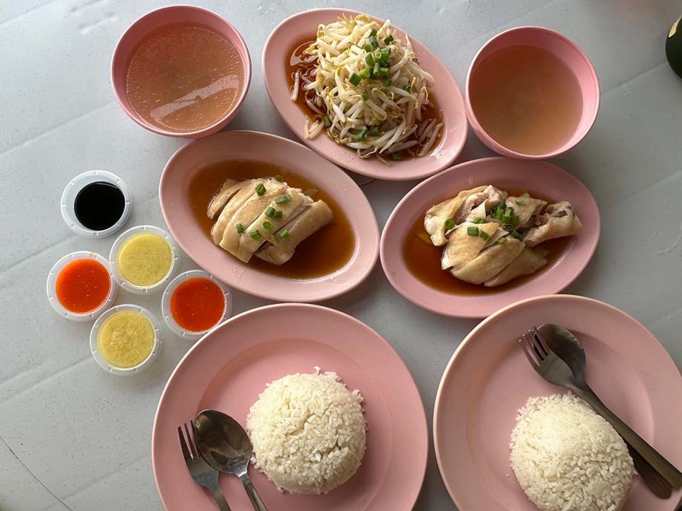 Tian Xiang Chicken Rice - All dishes ordered