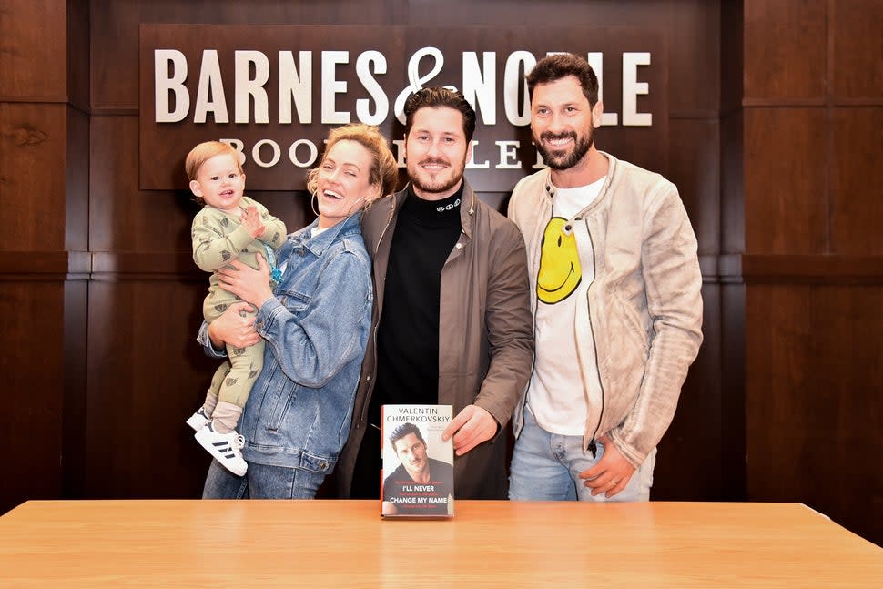 Peta Murgatroyd, Valentin Chmerkovskiy and Maksim Chmerkovskiy